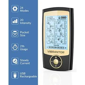Rechargeable TENS EMS Muscle Stimulator for Pain Relief