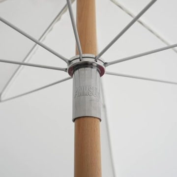 AMMSUN Beach Umbrella with Fringe for Outdoor Fun