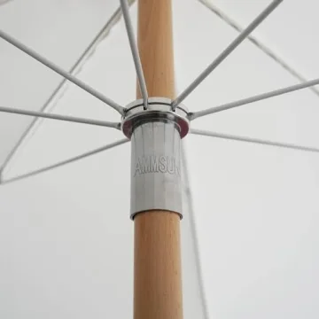 AMMSUN Beach Umbrella with Fringe for Outdoor Fun