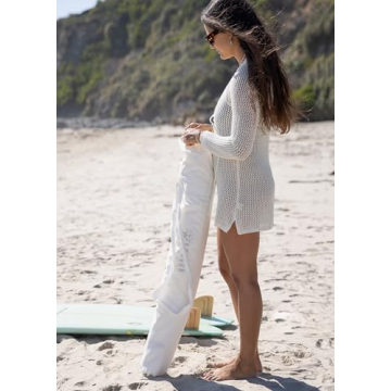 AMMSUN Beach Umbrella with Fringe for Outdoor Fun