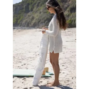 AMMSUN Beach Umbrella with Fringe for Outdoor Fun