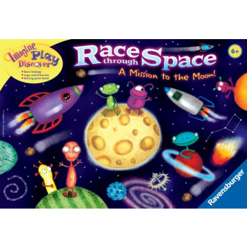 Ravensburger Race Through Space Board Game for Kids