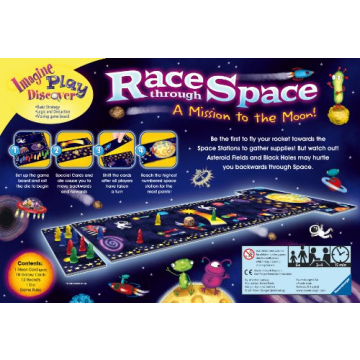 Ravensburger Race Through Space Board Game for Kids