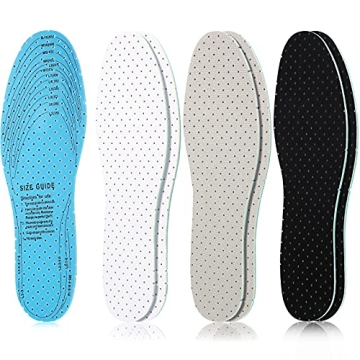 3 Pairs of Breathable Shoe Insoles with Cushioning and Comfort