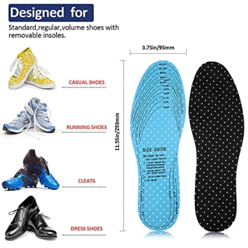 Ultra-Soft Breathable Insoles for All-Day Comfort