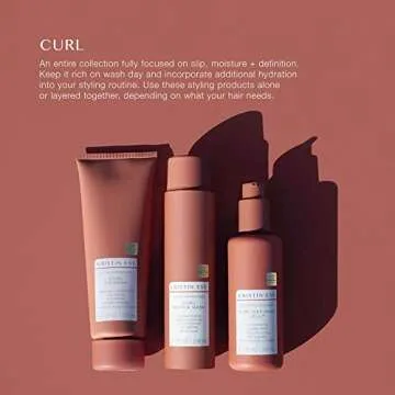 Kristin Ess Hair Ultra Hydrating Curl Leave-In Cream Conditioner for Curly Hair with Frizz Control, Humidity Shielding, Vegan, Color + Keratin Safe, 8.45 fl oz (Pack of 2)