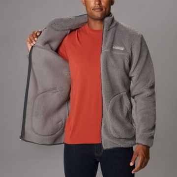 Columbia Men's Rugged Ridge II Sherpa Fleece Jacket for Comfort