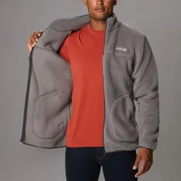 Columbia Men's Rugged Ridge II Sherpa Fleece Jacket for Comfort