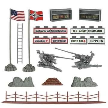 BMC WW2 Secret Stronghold Playset for Kids and Collectors