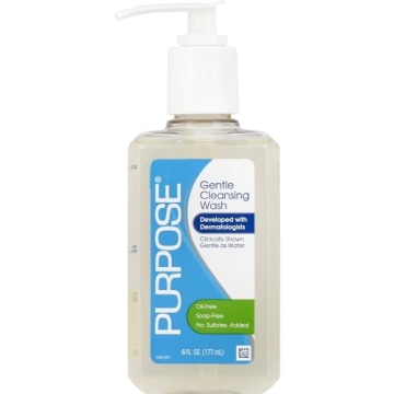 Purpose Gentle Cleansing Wash for Sensitive Skin - 6oz | Hypoallergenic & Non-Comedogenic