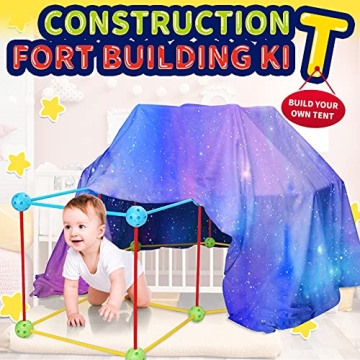 Win SPORTS Flexible Construction Fort Building Kit for Kids