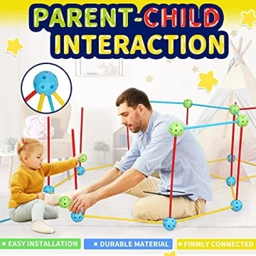 Win SPORTS Flexible Construction Fort Building Kit for Kids