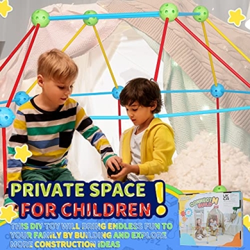 Win SPORTS Flexible Construction Fort Building Kit for Kids