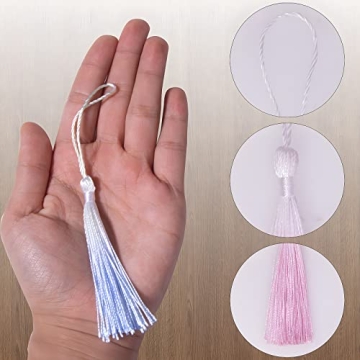 VAPKER 20Pcs Mini Tassels for Crafts and Jewelry Making