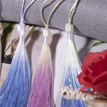 VAPKER 20Pcs Mini Tassels for Crafts and Jewelry Making