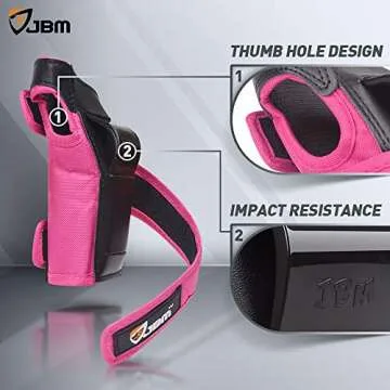 JBM Adult & Kids Knee Pads Elbow Pads and Wrist Guards for Inline Skating, Roller Skating, Skateboarding, Scootering