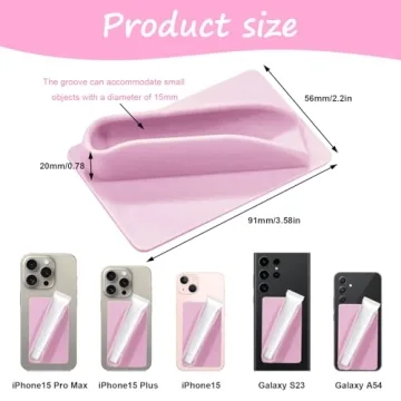 heqxwl Silicone Lip Holder for iPhone and Android