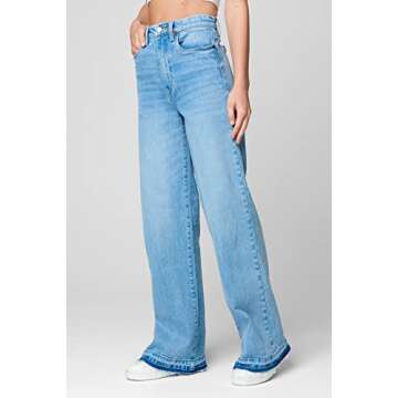 [BLANKNYC] Women's Stylish Rib Cage Jeans - Comfort Meets Trend