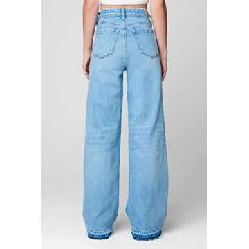 [BLANKNYC] Women's Stylish Rib Cage Jeans - Comfort Meets Trend
