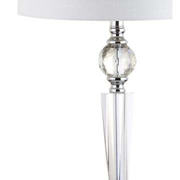 JONATHAN Y Set of 2 Modern Crystal Table Lamps