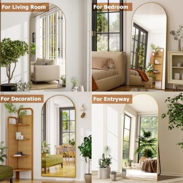 Gorgeous 34x76 Arched Full-Length Mirror for Any Room