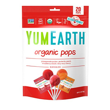 YumEarth Organic Lollipops, Assorted Flavors - Allergy Friendly Treats for Everyone