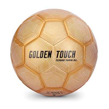SKLZ Golden Touch Weighted Soccer Technique Training Ball, Size 3 Weight 5