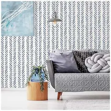 HAOKHOME Boho Peel and Stick Wallpaper for Easy Home Decor