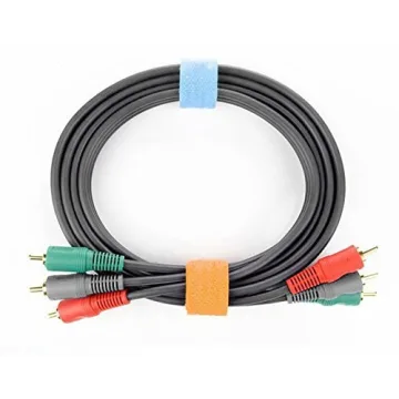 Pasow Reusable Cable Ties Organize Wires Cables 7 Inch Black