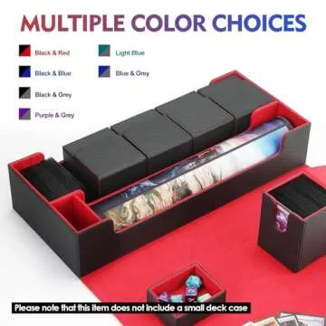 Scimi Premium Trading Card Storage Case TCG Deck Box Holds 800+ Sleeved Cards for MTG, YuGiOh, Uno, ...