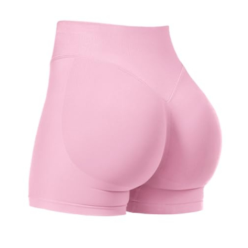 VOYJOY Women Workout Impact Shorts 3.6"/ 4.5"/ 6" Scrunch Butt Lifting Gym Shorts Seamless Booty Bik...