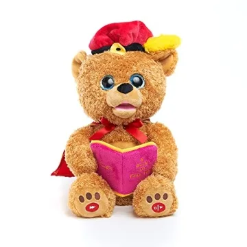 Cuddle Barn - Sir Barrington The Storyteller | Animated Storytelling Bear Plush Toy - 5 Fairy Tales,...