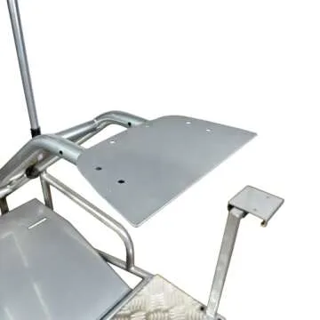 GTR Simulator GTS-F Model Silver Frame Triple | Single Monitor Stand with Black Adjustable Leatherette Seat Racing Driving Gaming Simulator Cockpit Chair