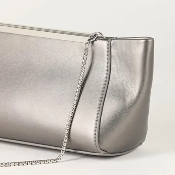 Stylish Drop Women’s Harlei Framed Clutch in Gunmetal