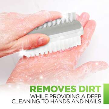 Fuller Brush Hand 'N Nail Brush – Break & Odor Resistant Fingernail & Toenail Cleaner – for Everyday Grooming & Cleaning Finger Nails, Toe Nails, Cuticles, Hands (2 Pack)