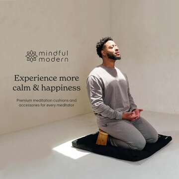 Zabuton Meditation Mat for Support and Comfort