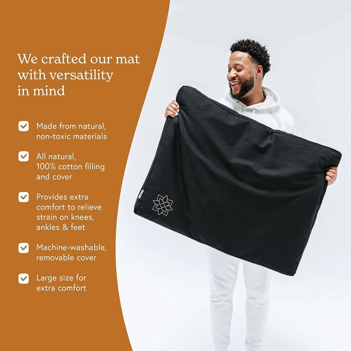 Zabuton Meditation Mat for Support and Comfort