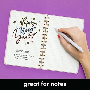 Stylish PAPERAGE Spiral Journal with Durable Cover, 160 Pages