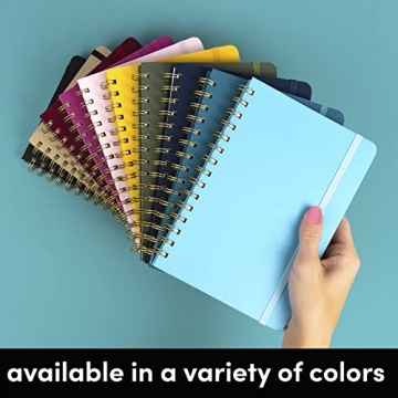 Stylish PAPERAGE Spiral Journal with Durable Cover, 160 Pages