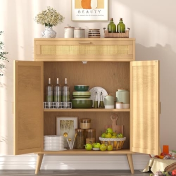 Rovaurx Accent Floor Storage Cabinet: Elegant & Functional Storage