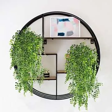 HOGADO Artificial Ivy Hanging Vines - Set of 2 Greenery Plants Decor