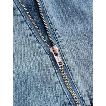 GORGLITTER Denim Corset Top Retro Stylish for Summer