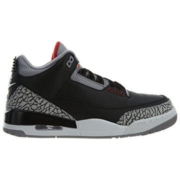 Jordan Air 3 Retro OG Men's Basketball Shoes Black Fire Red