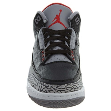 Jordan Air 3 Retro OG Men's Basketball Shoes Black Fire Red