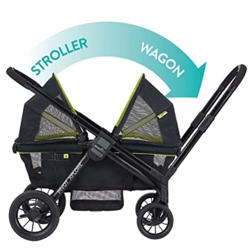Evenflo Pivot Xplore All-Terrain Stroller Wagon - Wayfarer Black