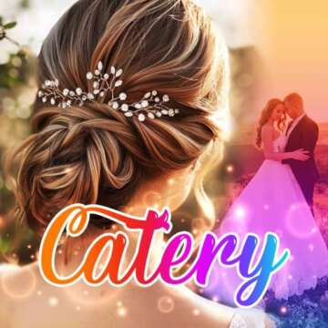 Catery Crystal Bridal Hair Comb Silver Rhinestones Wedding Hairpiece Sparkly Headpiece Bridesmaid Clips Accessories for Brides and Women (A Silver)