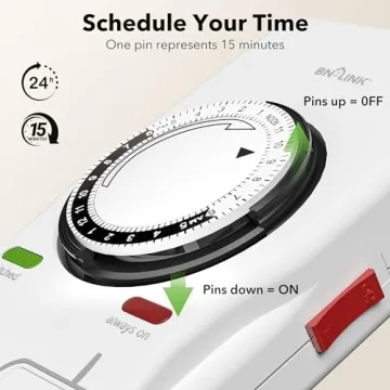 BN-LINK Surge Protector with Timer for Power Needs