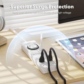 BN-LINK Surge Protector with Timer for Power Needs