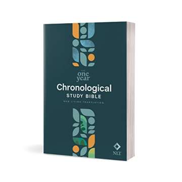 NLT One Year Chronological Study Bible (Softcover)