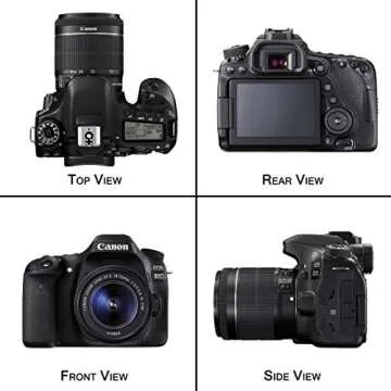 Canon EOS Rebel 80D Bundle with EF-S 18-55mm is STM & EF-S 55-250mm is STM Lenses + Advanced Accessory Kit - Including to Get Started